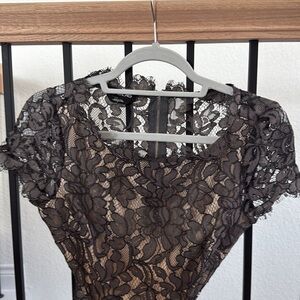 Bebe Lace Cutout Dress